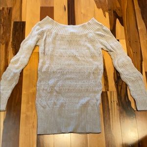 Grey scoop neck sweater